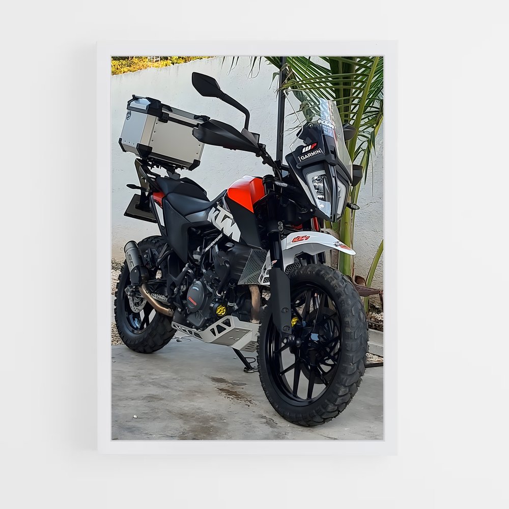 Poster Ride Under the Rain – affiche KTM Moto (vue 3)